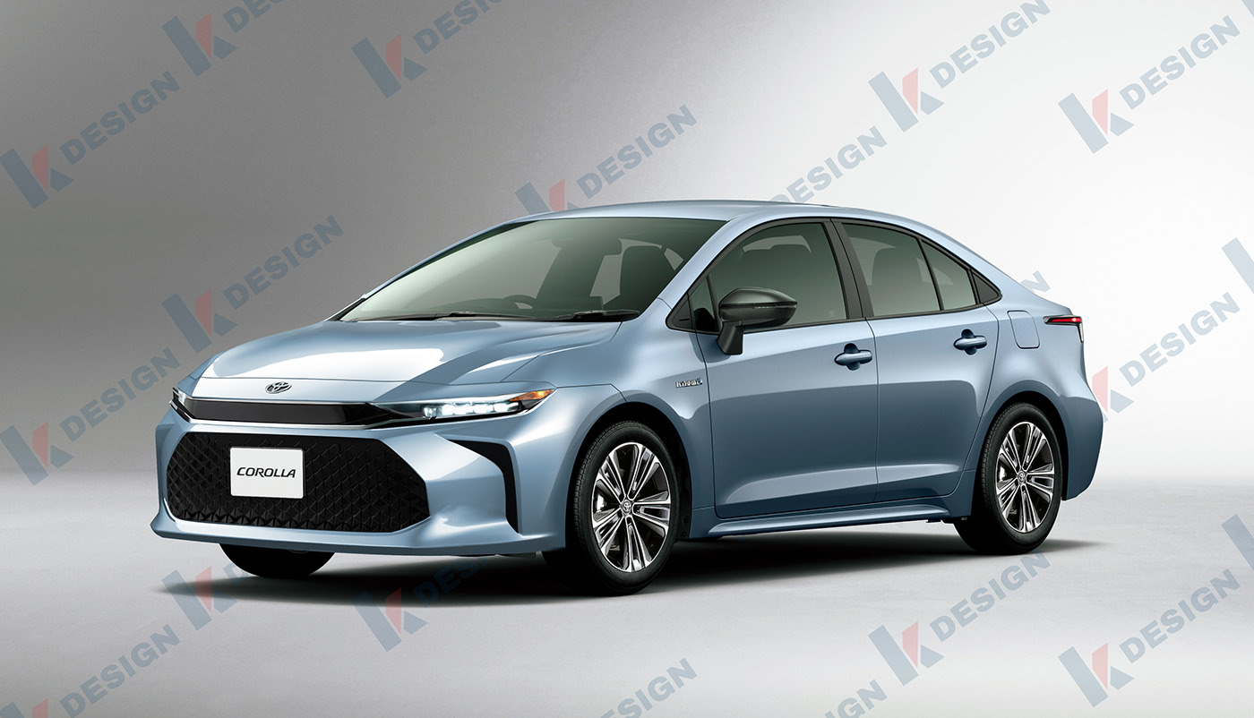 AllNEW TOYOTA Corolla เจนที่ 13 อาจเปิดตัวในปี 2024 / ภาพเรนเดอร์ รถ