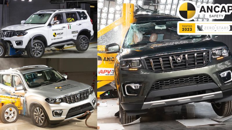 ทดสอบการชน 0 ดาว Mahindra Scorpio 2023 ANCAP หนึ่งใน 3 คันในรอบ 33 ปี