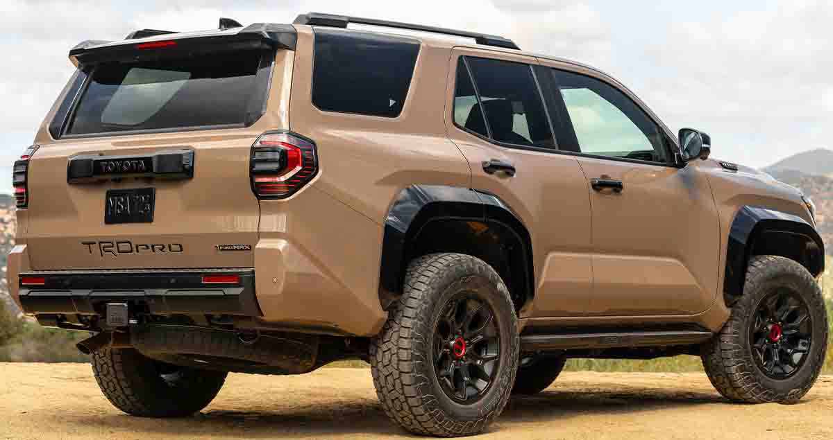 เผยราคาเริ่ม 1.38 ล้านบาท ในสหรัฐฯ TOYOTA 4RUNNER i-FORCE 2.4 ลิตร 270 แรงม้า พร้อม i-FORCE MAX ไฮบริด 326 แรงม้า