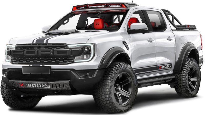 ชุดแต่ง FORD RANGER RAPTOR X-WORKS ในต่างประเทศ ราคา 700,000 บาท โดย Carlex design