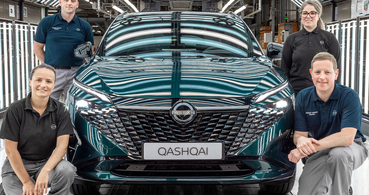 ออกจากสายการผลิต ในซันเดอร์แลนด์ Nissan Qashqai e-POWER ปรับปรุงใหม่