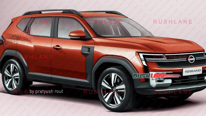 NISSAN Terrano SUV ขนาดกลาง เตรียมเปิดตัวในอินเดีย * ภาพอิงจากทีเซอร์