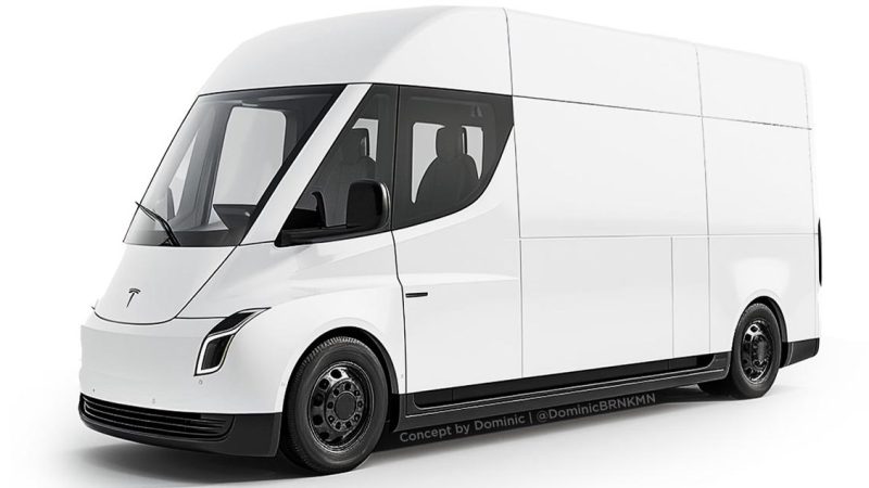 TESLA กำลังสร้าง VAN ที่มีความจุมาเป็นพิเศษ อาจเปิดตัวปีหน้า * ภาพในจินตนาการ