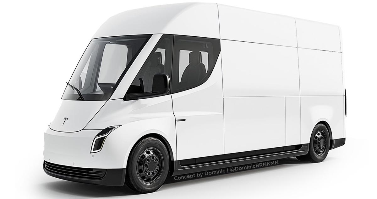 TESLA กำลังสร้าง VAN ที่มีความจุมาเป็นพิเศษ อาจเปิดตัวปีหน้า * ภาพในจินตนาการ