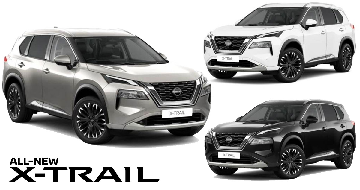 3 สีตัวถังก่อนเปิดตัวปลายเดือนในอินเดีย NISSAN X-Trail SUV 1.5T 201 แรงม้า