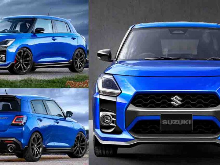 SUZUKI SWIFT SPORT 1.4T Mild HYBRID 150 แรงม้า 6MT ก่อนเปิดตัวปีหน้าญี่ปุ่น * ภาพในจินตนาการ