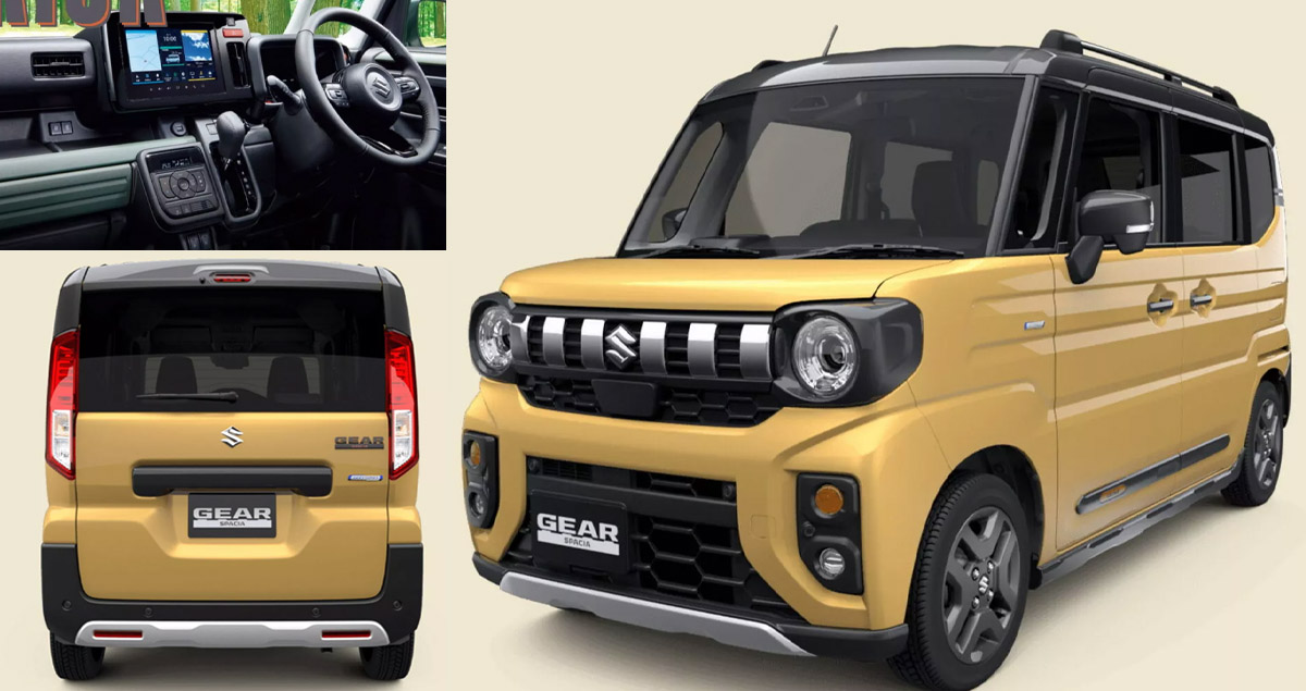 SUZUKI Spacia Gear MY2025 เบนซินเทอร์โบไฮบริด ก่อนเปิดตัวในญี่ปุ่น