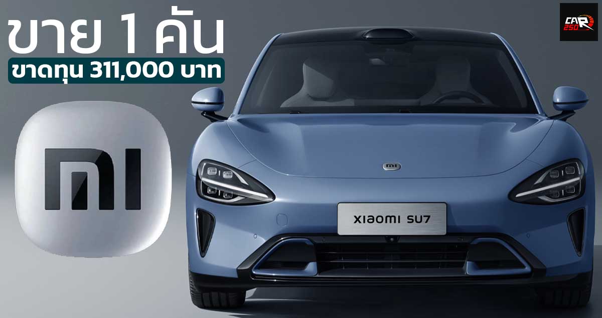 ขาย 1 คันขาดทุน 311,000 บาท Xiaomi Auto แต่ยังทำได้ดีกว่า FORD และ Rivian ที่ขาดทุนคันละ 1.10 – 1.61 ล้านบาท