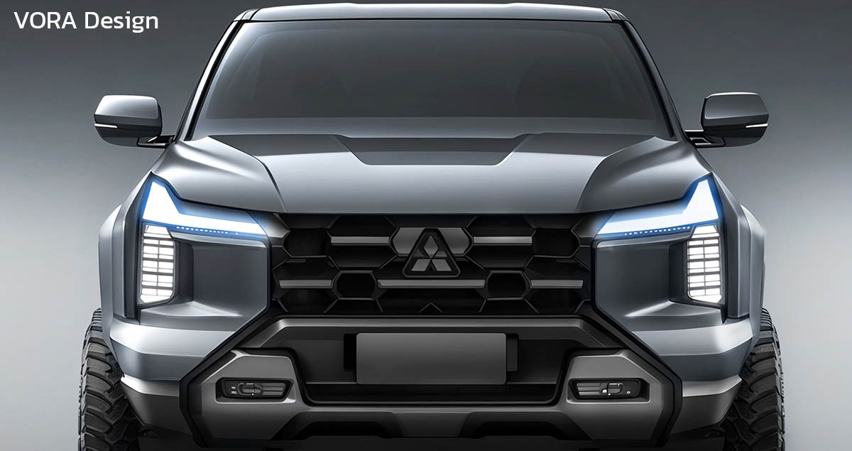 All-NEW MITSUBISHI PAJERO SPORT SUV 7 ที่นั่ง ใหม่ ก่อนเปิดตัวอินโดฯ ตุลาคมนี้* ภาพในจินตนาการ ออกแบบโดย VORA Design