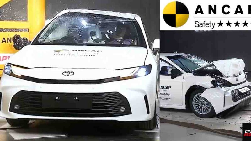 ความปลอดภัยการชน 5 ดาว All-NEW TOYOTA CAMRY ใหม่ ทดสอบ ANCAP