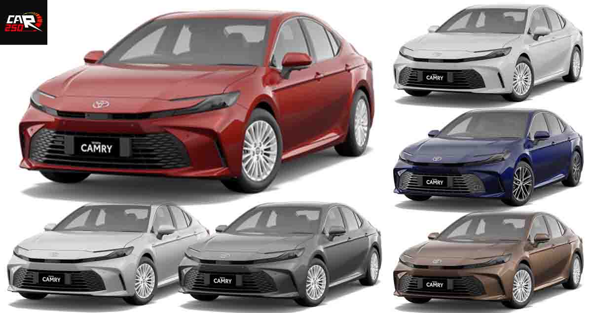 8 สีตัวถังในออสเตรเลีย TOYOTA CAMRY ใหม่ 2.5L ไฮบริด FWD 25 กม./ลิตร ราคา 903,000 บาท