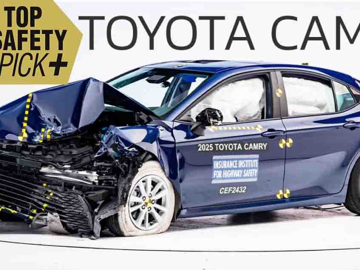 ได้รับความปลอดภัยการชนสูงสุด ของสหรัฐฯ TOP SAFETY PICK+ TOYOTA CAMRY เจนที่ 9