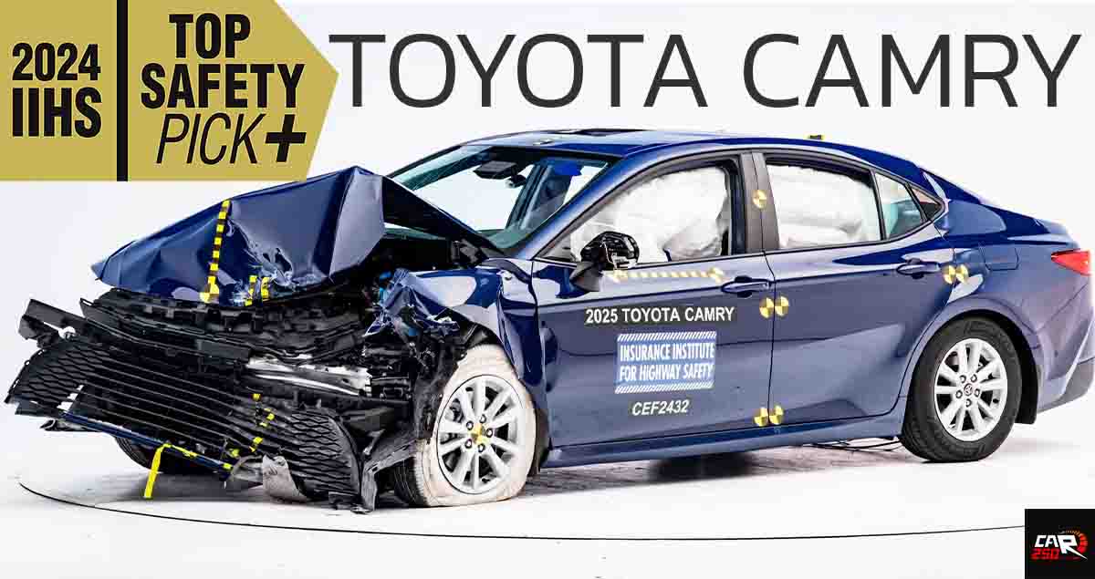 ได้รับความปลอดภัยการชนสูงสุด ของสหรัฐฯ TOP SAFETY PICK+ TOYOTA CAMRY เจนที่ 9