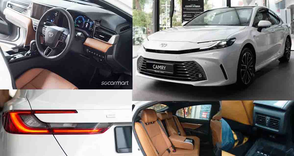 ภาพคันจริงภายนอก – ภายในพวงมาลัยขวาก่อนขายไทย 10 ตุลาคม TOYOTA CAMRY เจนที่ 9 เบนซินไฮบริด 2.5 ให้กำลัง 231 แรงม้า