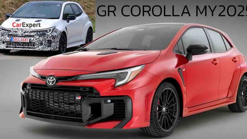 ทดสอบวิ่งพวงมาลัยขวาในออสเตรเลีย TOYOTA GR Corolla MY2025 1.6T 300 แรงม้า 8DAT