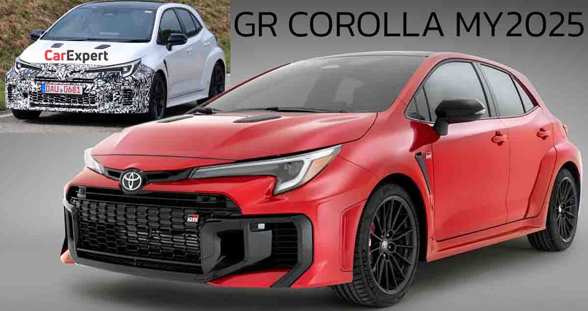 ทดสอบวิ่งพวงมาลัยขวาในออสเตรเลีย TOYOTA GR Corolla MY2025 1.6T 300 แรงม้า 8DAT