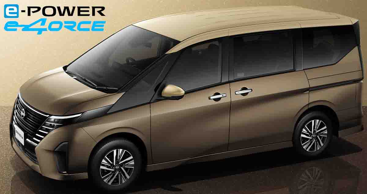 เพิ่มรุ่น e-4ORCE ขับเคลื่อนสี่ล้อ ในญี่ปุ่น NISSAN Serena e-POWER ราคา 814,000 บาท