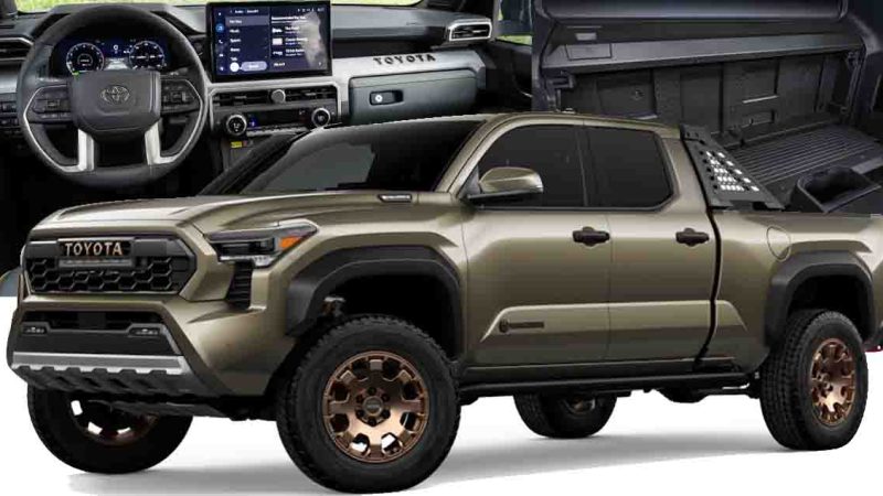 เป็นไปได้ที่จะทำ พวงมาลัยขวา ในออสเตรเลีย TOYOTA TACOMA i-Force MAX HYBRID กระบะขนาดกลาง