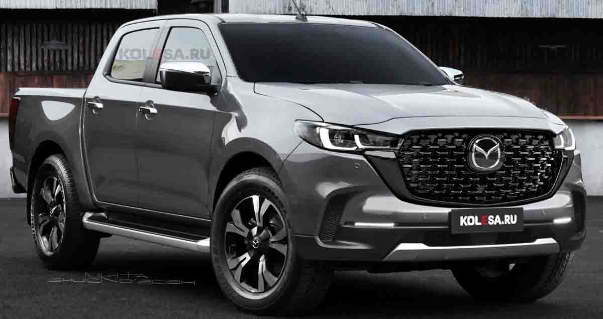 MAZDA BT-50 ไมเนอร์เช้นจ์ 2025 ก่อนเปิดตัว 18 ตุลาคมในออสเตรเลีย * ภาพในจินตนาการ