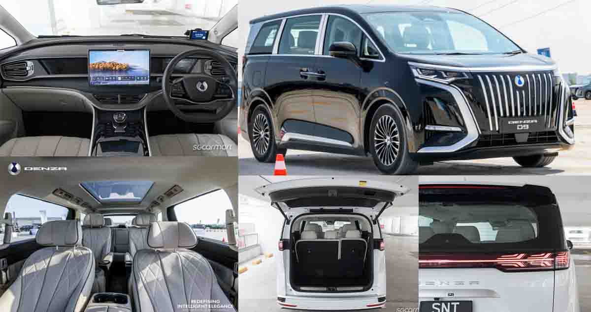 ภาพคันจริงในสิงคโปร์ ก่อนเปิดตัวไทย 1 พฤศจิกายนนี้ DENZA D9 EV MPV ไฟฟ้าใหม่ ใหม่คู่แข่ง TOYOTA Alphard / ZEEKR 009 / XPENG X9