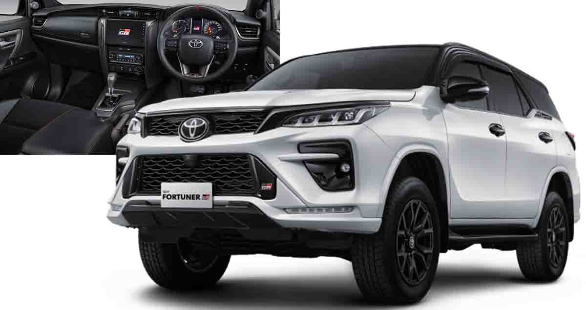 ขายอินโดฯ 1.65 ล้านบาท TOYOTA FORTUNER GR SPORT ดีเซลเทอร์โบ 2.8 ให้กำลัง 204 แรงม้า 4WD