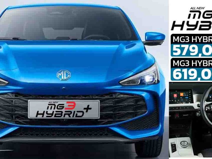 ปรับราคาเพิ่ม 20,000 บาท MG3 HYBRID+ ประหยัด 26.3 กม./ลิตร ราคา 579,000 – 619,000 บาท