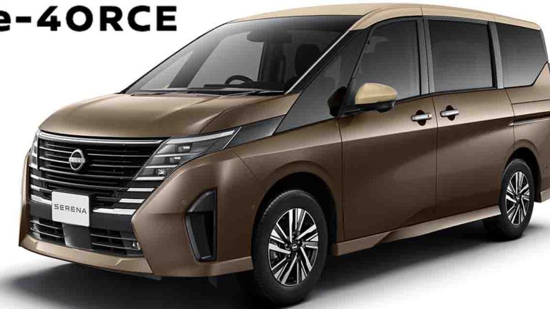 NISSAN Serena e-POWER e-4ORCE ราคา 810,000 บาท ในญี่ปุ่น 16.1 กม./ลิตร WLTC