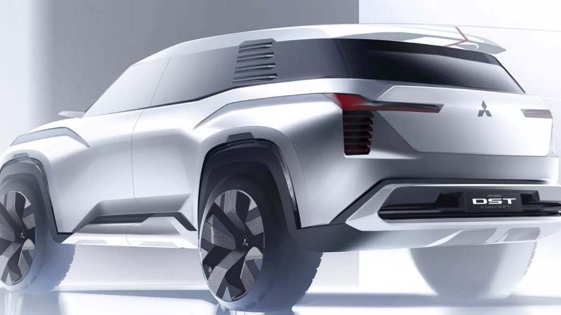 ภาพร่าง Mitsubishi DST Concept ต้นแบบ SUV 7 ที่นั่ง คาดขายไทยปี 2569