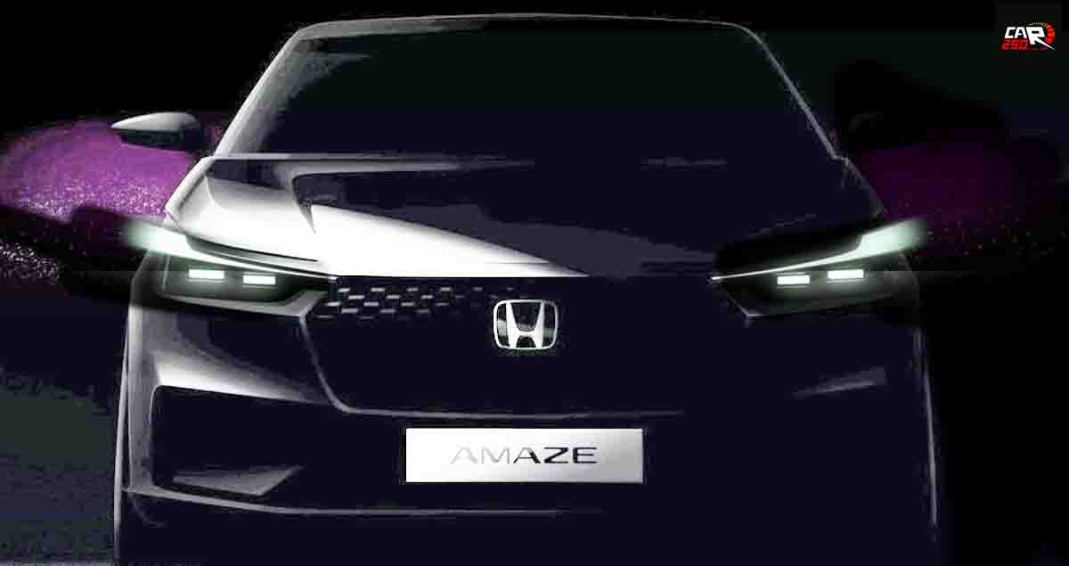 ปล่อยทีเซอร์ Honda Amaze เจเนอเรชั่นที่ 3 ใหม่ ก่อนเปิดตัวอินเดีย เดือนธันวาคม 2024