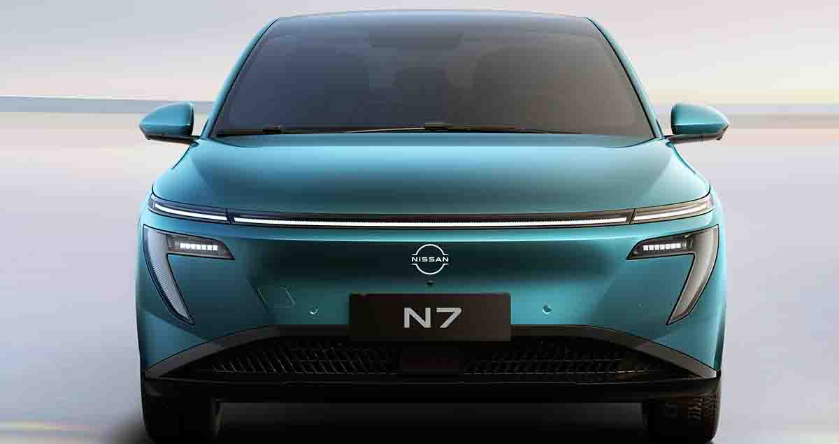 ปล่อยภาพ NISSAN N7 SEDAN ไฟฟ้า รุ่นใหม่ ในกลุ่ม D-Segment ก่อนเปิดตัวในจีน