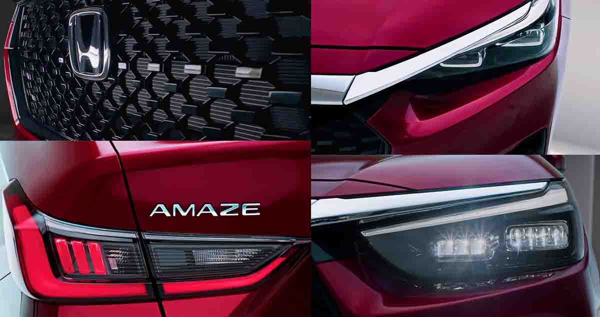 Official Teaser : All-NEW HONDA Amaze ก่อนเปิดตัว 4 ธันวาคมในอินเดีย