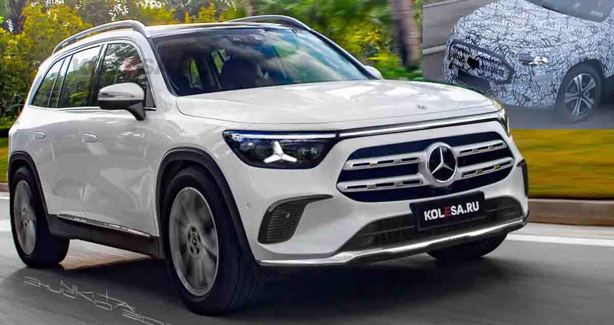 Mercedes Benz GLB ใหม่ เตรียมเปิดตัว พร้อมไฟฟ้าล้วน ในปี 2025