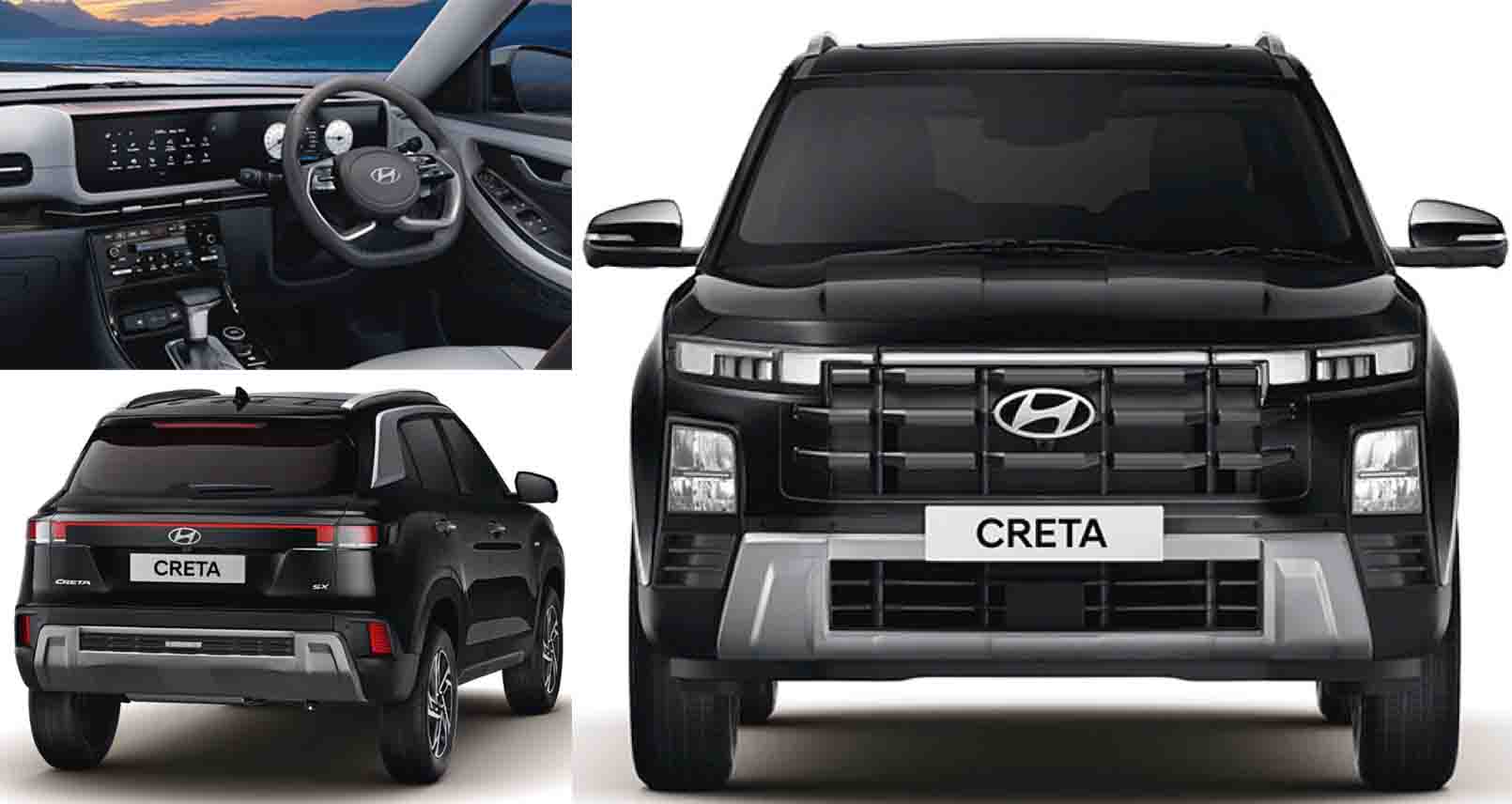 ก่อนเปิดตัวไทยปีนี้ Hyundai Creta facelift ปรับปรุงใหม่ 2025 คู่แข่ง YARIS CROSS , Xforce