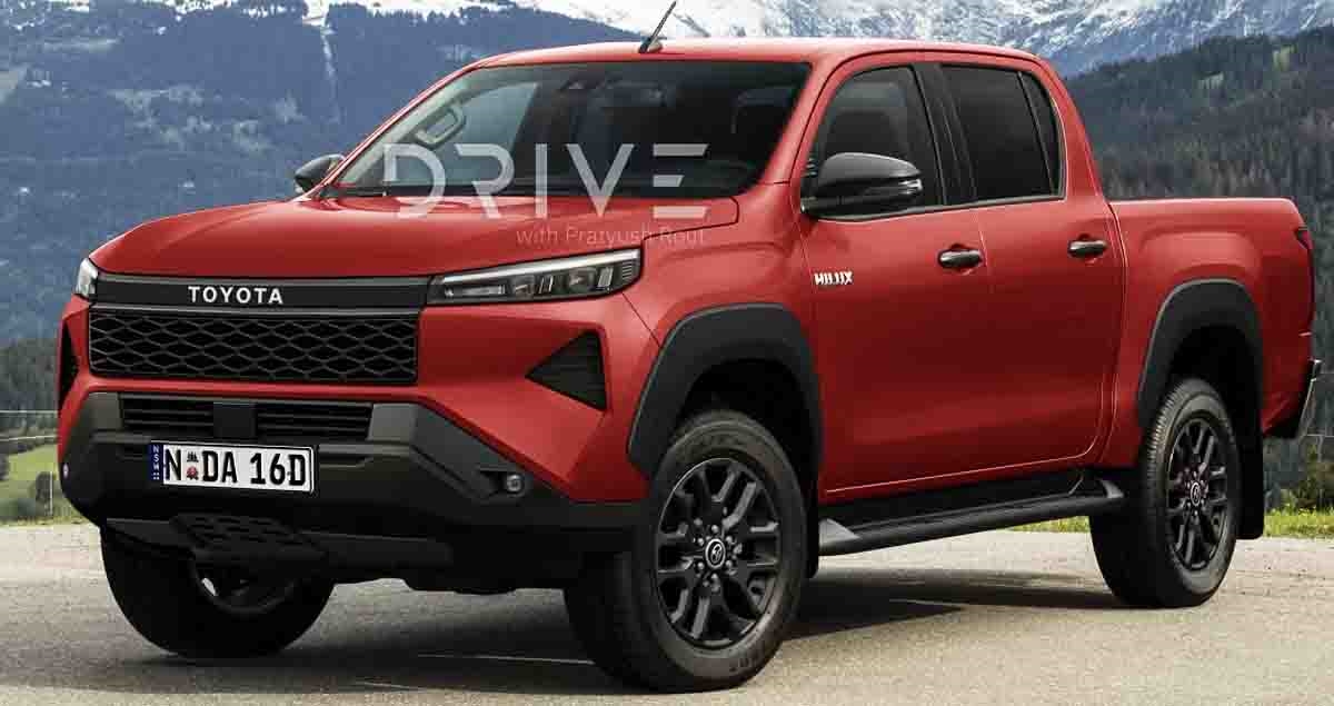 TOYOTA HILUX TRAVO HYBRID ก่อนขายไทยปีนี้ แพลตฟอร์มเก่า * ภาพในจินตนาการ