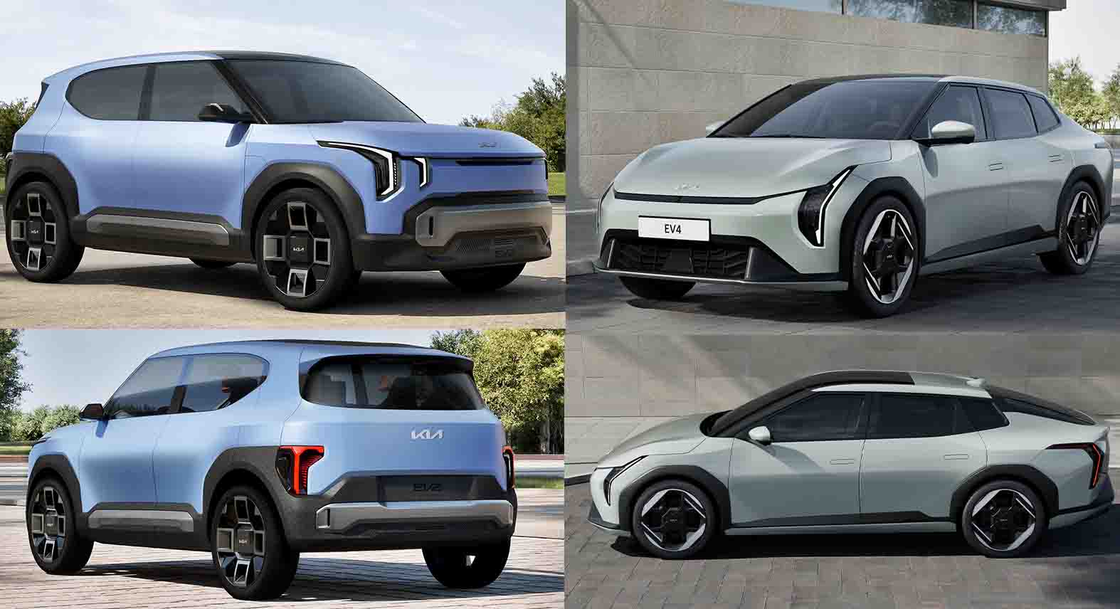 KIA เปิดตัว EV4 และ EV2 Concept ใหม่ พร้อมระยะ 630 กม./ชาร์จ WLTP