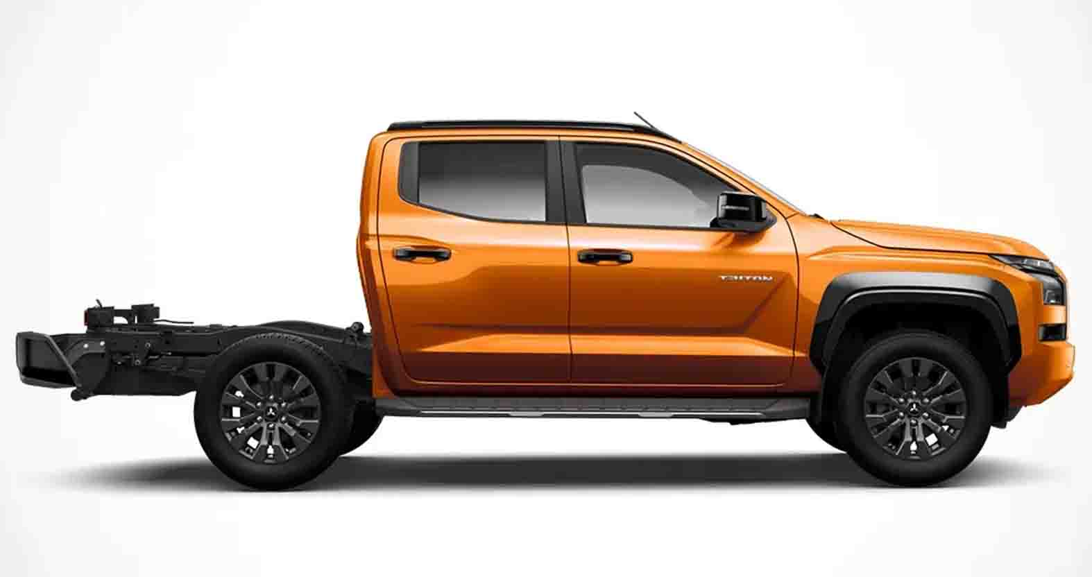 Mitsubishi Triton Dual Cab-Chassis กระบะแชสซีส์ 4 ประตู เปิดขาย 1.0 ล้านบาทในออสเตรเลีย